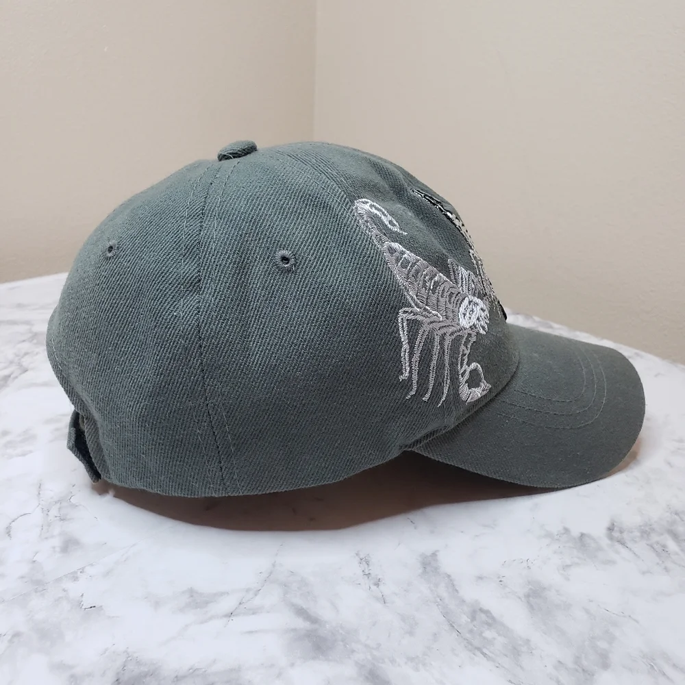 Blue Ocean Scorpion Embroidered Cap
